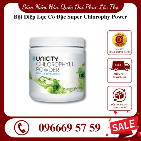 Bột diệp lục cô đặc Super Chlorophy Power của UniCity
