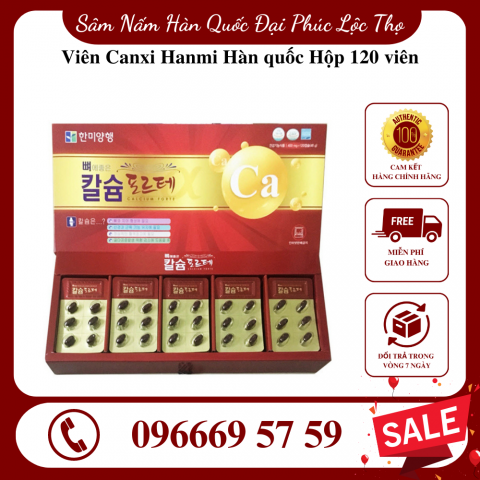 Viên Canxi Hanmi Hàn Quốc Hộp 120 viên
