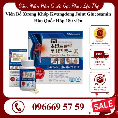 Viên Bổ Xương Khớp Kwangdong Joint Glucosamin Hàn Quốc Hộp 180 viên
